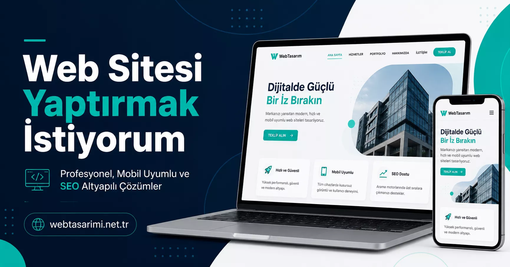 web sitesi yaptırmak istiyorum